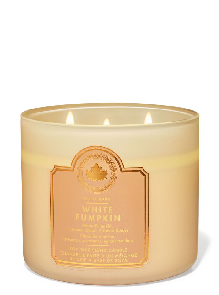 White Pumpkin 3-Wick Candle 3-Wick Candle