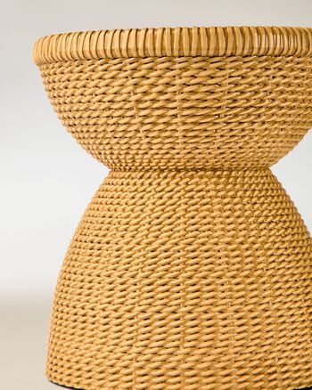 Woven Pedestal 3-Wick Candle Holder 3-Wick Candle Holder