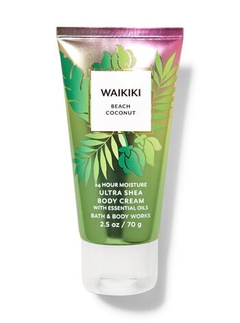 Waikiki Beach Coconut Travel Size Body Cream Travel Size Body Cream