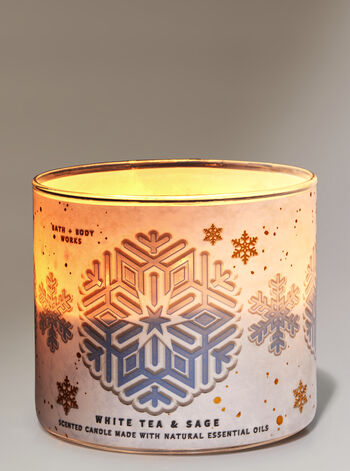 White Tea & Sage 3-Wick Candle 3-Wick Candle