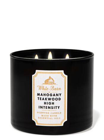Mahogany Teakwood High Intensity 3-Wick Candle 3-Wick Candle