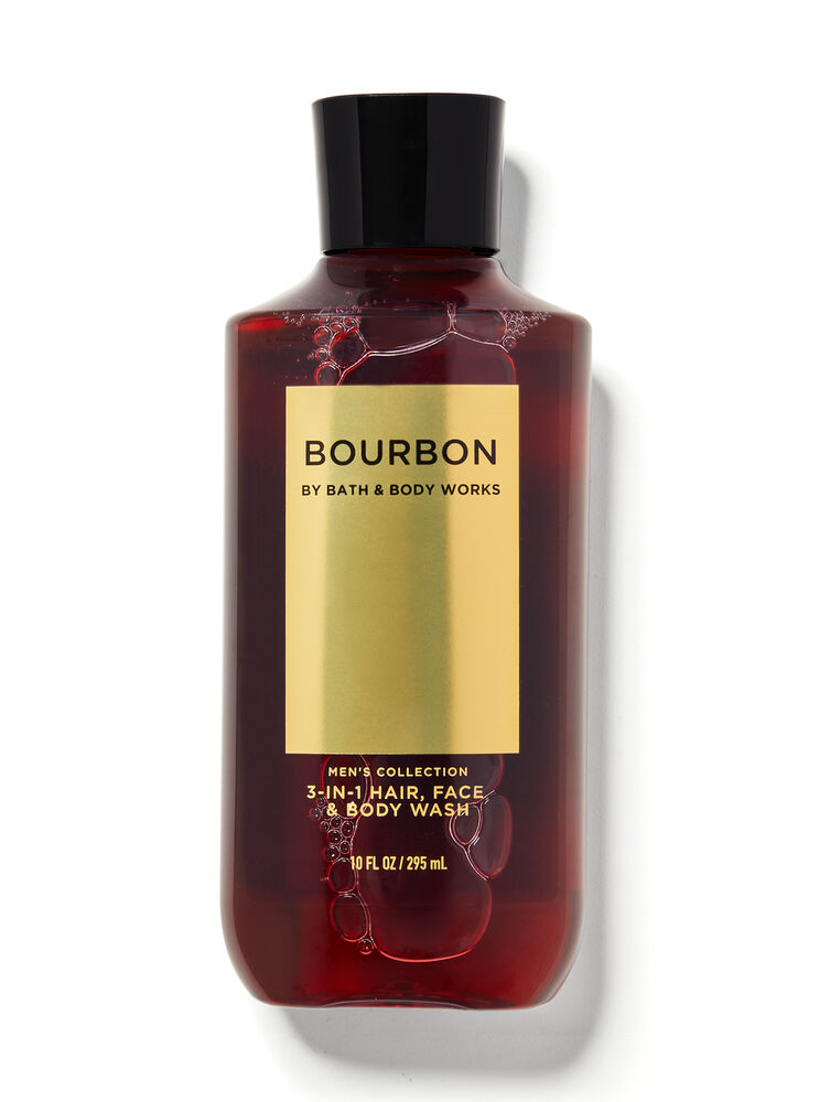 Bourbon Body Wash & Shower Gel 3-in-1 Hair, Face & Body Wash