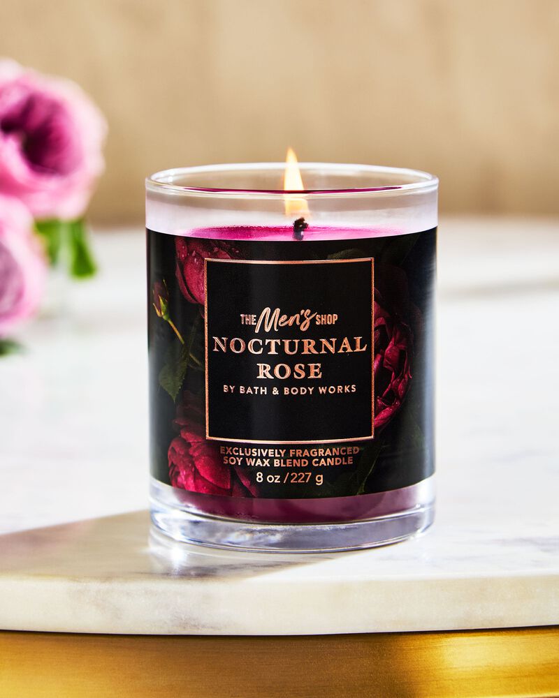Nocturnal Rose Single Wick Candle Single Wick Candle
