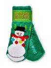 Snowman with Ornaments Shea-Infused Lounge Socks image number null