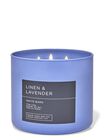 Linen & Lavender 3-Wick Candle image number null