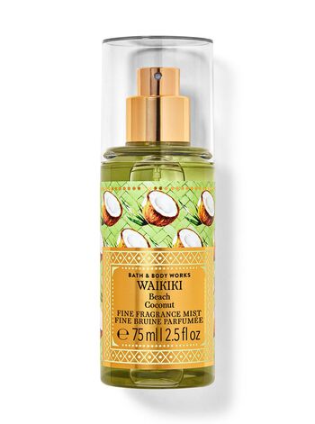 Waikiki Beach Coconut Travel Size Fine Fragrance Mist Travel Size Fine Fragrance Mist