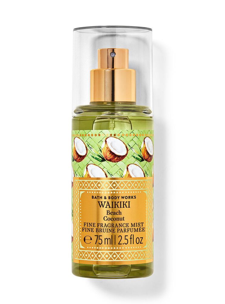Waikiki Beach Coconut Travel Size Fine Fragrance Mist Travel Size Fine Fragrance Mist
