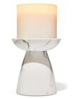 Marble Pedestal 3-Wick Candle Holder image number null