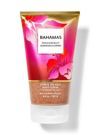 Bahamas Passionfruit & Banana Flower Body Scrub Sand & Sea Salt Body Scrub
