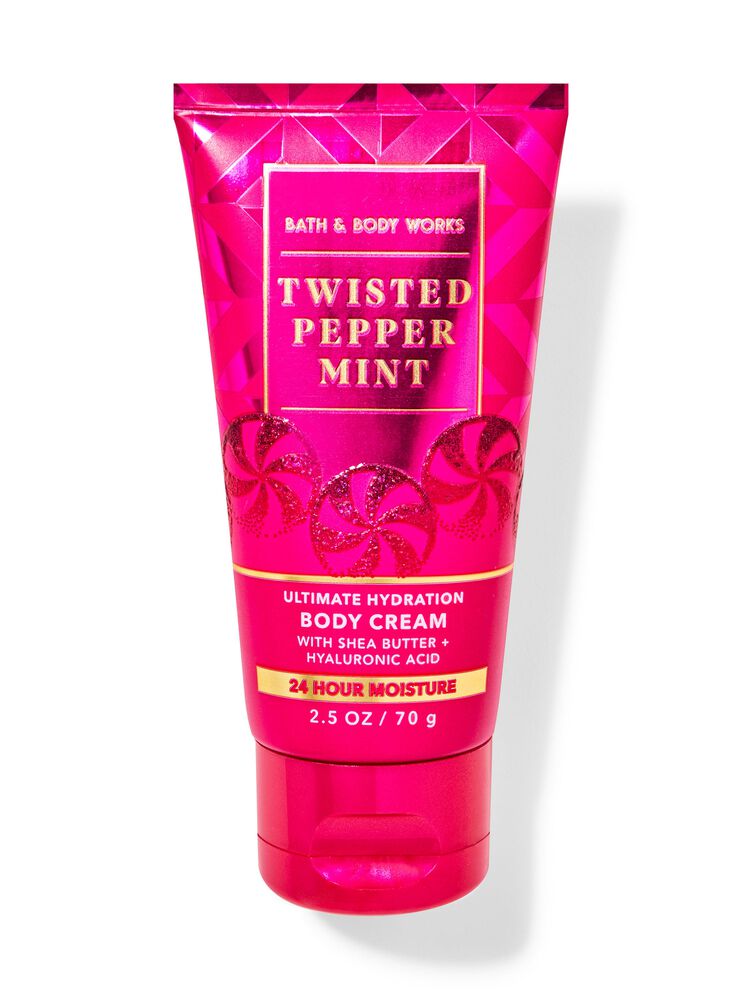 Twisted Peppermint Travel Size Body Cream Travel Size Body Cream