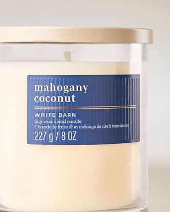 Mahogany Coconut Single Wick Candle Single Wick Candle