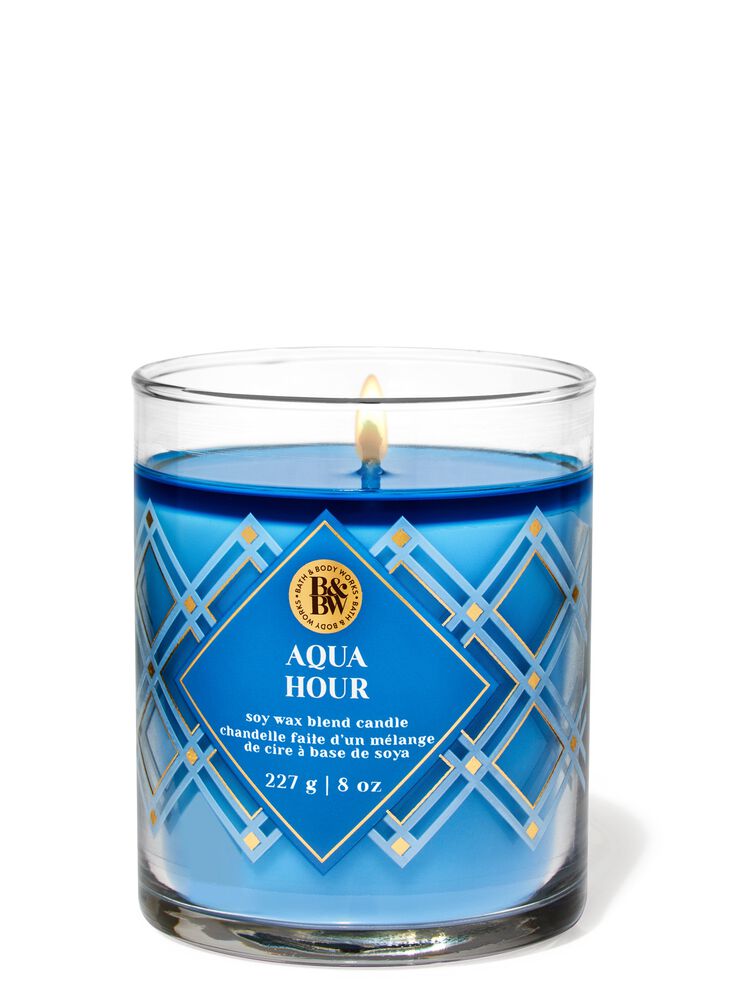 Aqua Hour Single Wick Candle Single Wick Candle