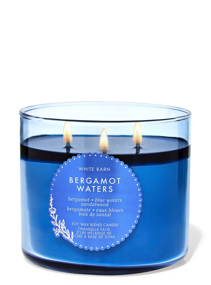 Bergamot Waters 3-Wick Candle 3-Wick Candle