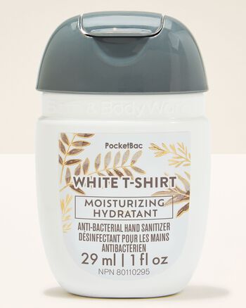 White T-Shirt PocketBac Hand Sanitizer PocketBac Hand Sanitizer