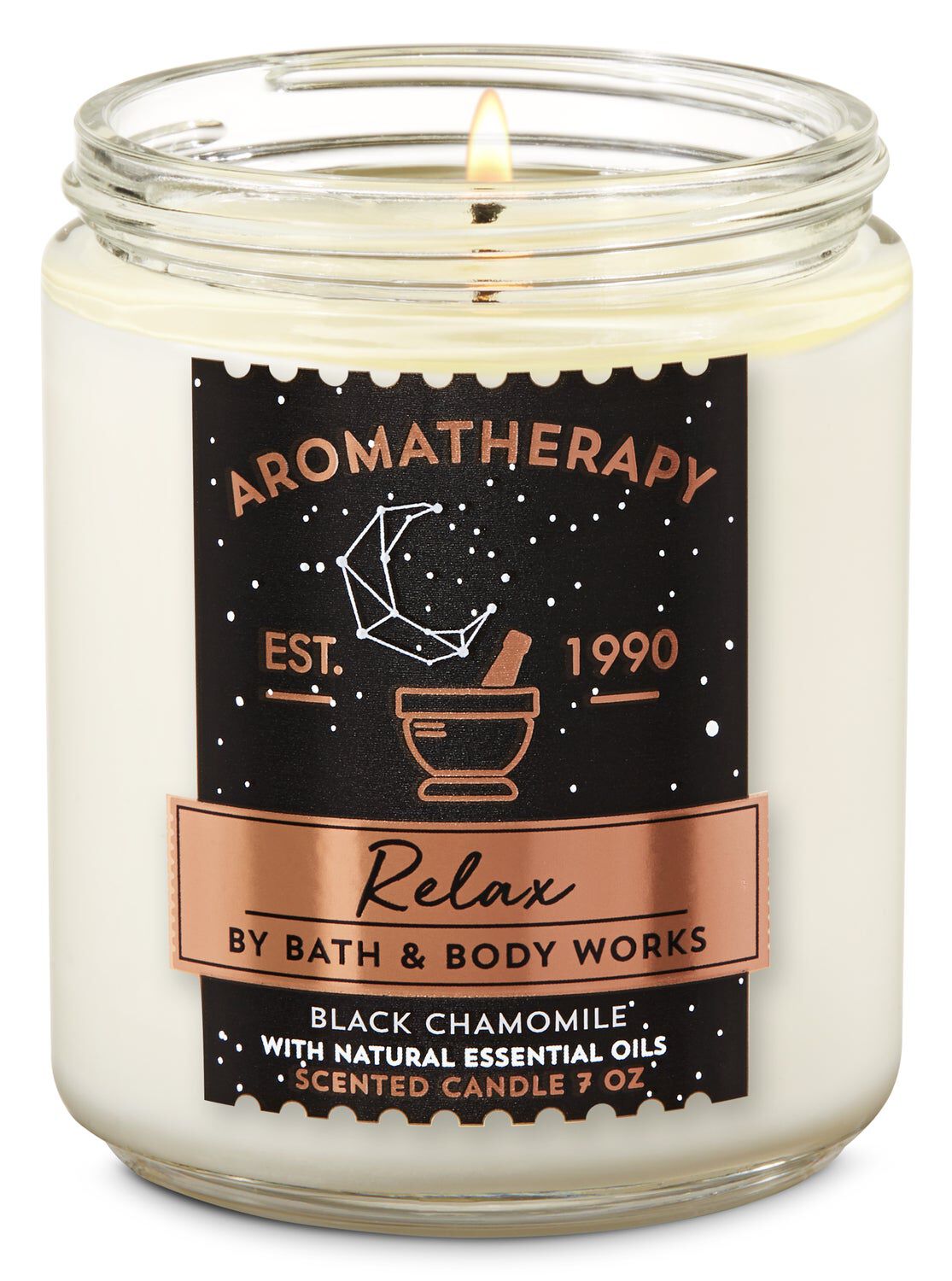 Shop Black Chamomile Single Wick Candle | Bath & Body Works Singapore
