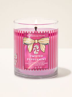 Twisted Peppermint Single Wick Candle
