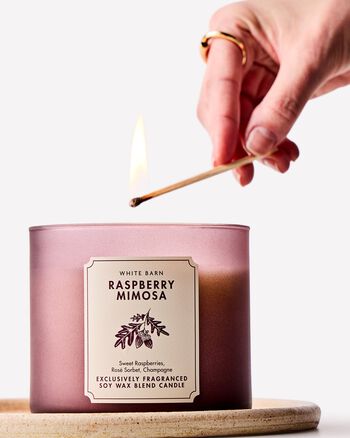 Raspberry Mimosa 3-Wick Candle 3-Wick Candle