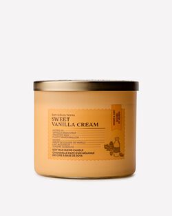 Sweet Vanilla Cream 3-Wick Candle image number null