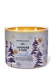 Lavender & Pine 3-Wick Candle image number null