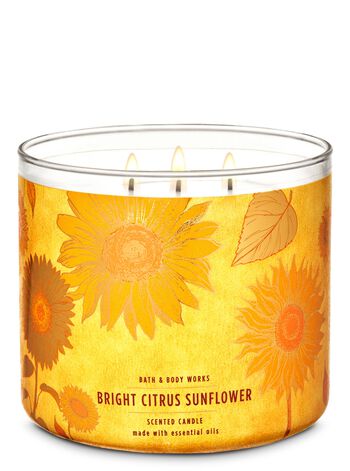 Bright Citrus Sunflower 3-Wick Candle 3-Wick Candle