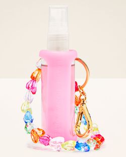 Pink Wristlet Hand Sanitizer Spray Holder image number null