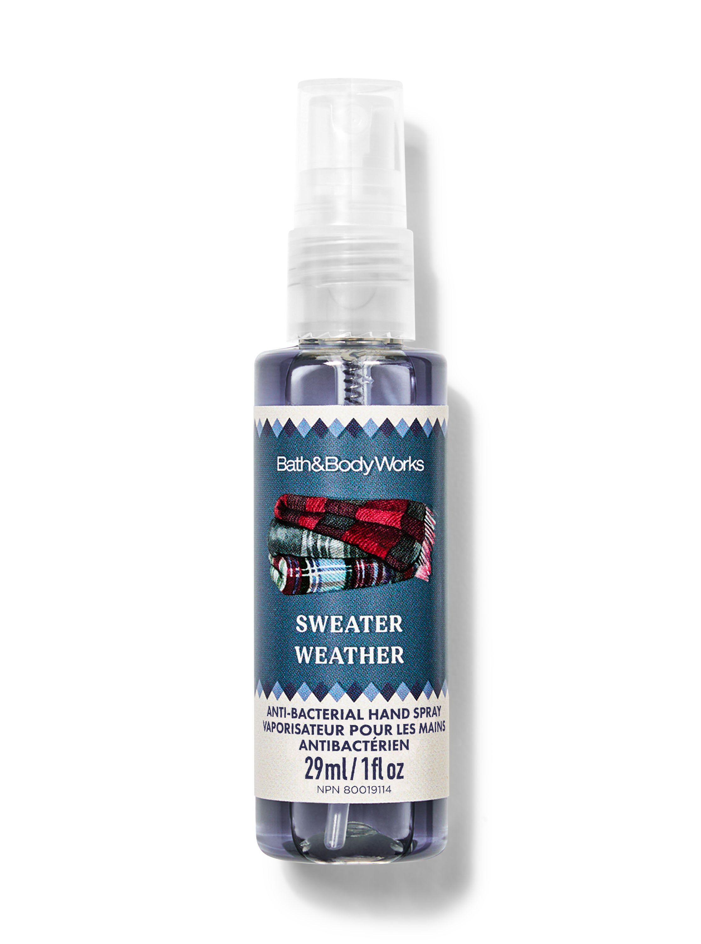 Shop Sweater Weather Hand Sanitizer Spray | SG Bath & Body Works