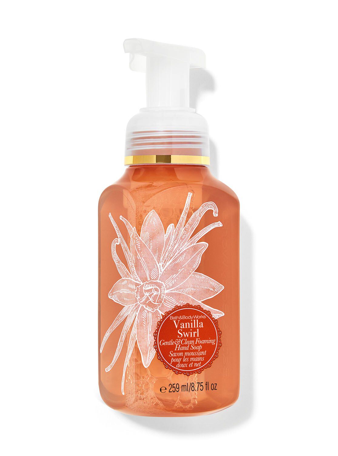 Shop Vanilla Swirl Gentle & Clean Foaming Hand Soap | Bath & Body