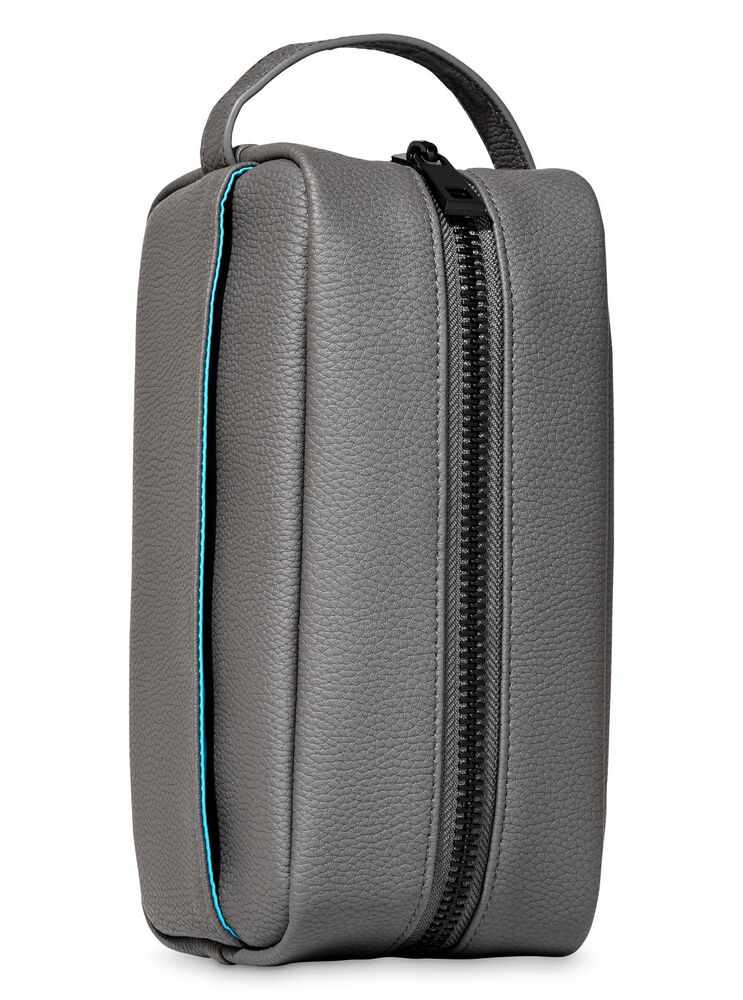 Gray Gift Wrap Men's Travel Toiletry Bag