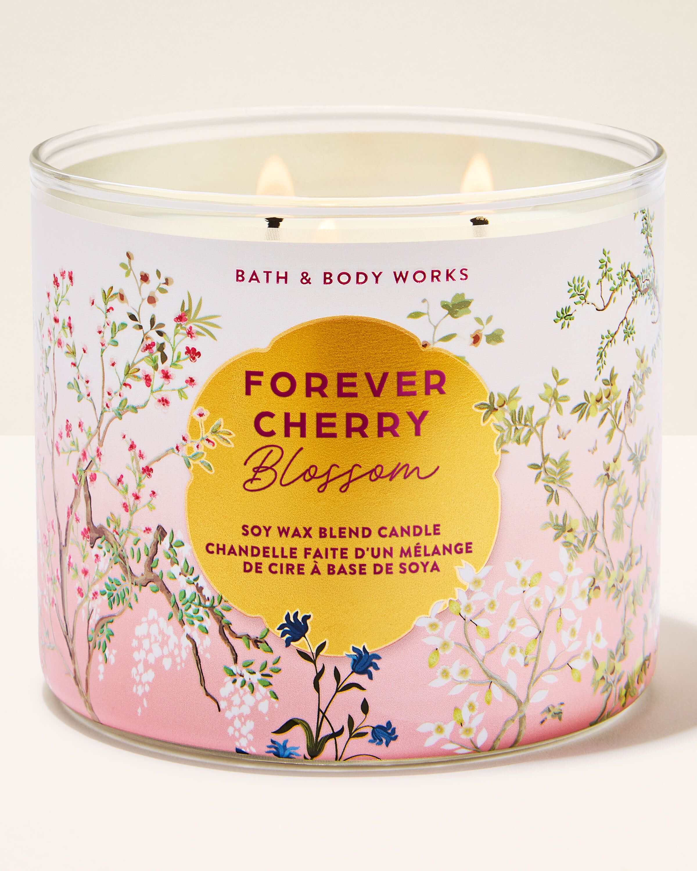 Shop Forever Cherry Blossom 3-Wick Candle | Bath & Body Works