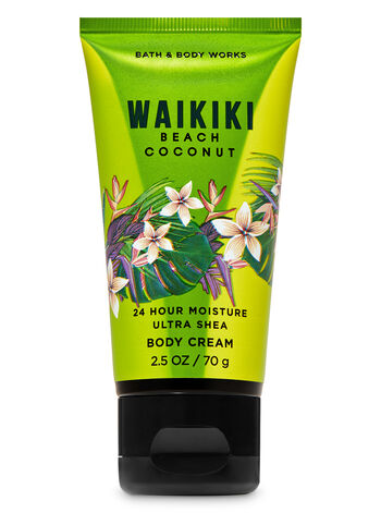 Waikiki Beach Coconut Travel Size Body Cream Travel Size Body Cream