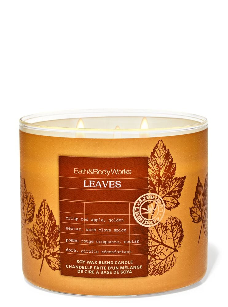Leaves 3-Wick Candle 3-Wick Candle