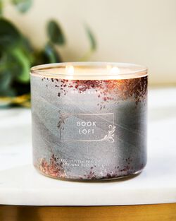Book Loft 3-Wick Candle image number null