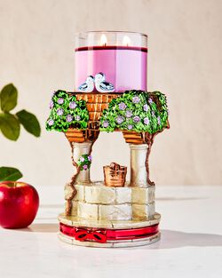Snow White Pedestal
 3-Wick Candle Holder image number null