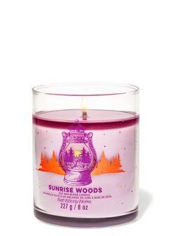 Sunrise Woods Signature Single Wick Candle