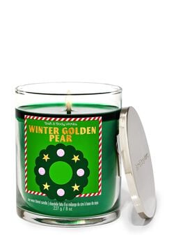 Winter Golden Pear Single Wick Candle Winter Golden Pear Single Wick Candle