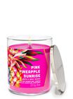 Pink Pineapple Sunrise Signature Single Wick Candle image number null