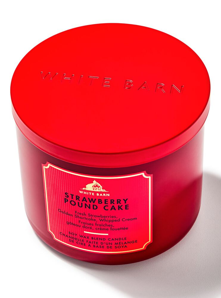 Strawberry Pound Cake 3-Wick Candle 3-Wick Candle