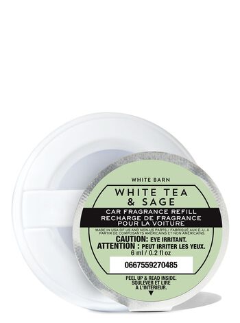 White Tea & Sage Car Fragrance Refill Car Fragrance Refill