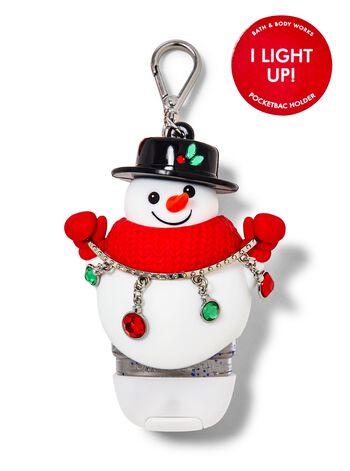 Light-Up Blingy Jolly Snowman PocketBac Holder PocketBac Holder