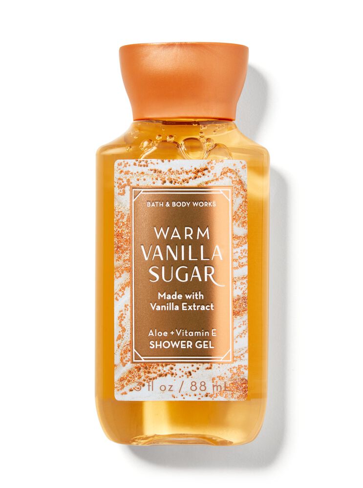 Warm Vanilla Sugar Travel Size Shower Gel Travel Size Shower Gel