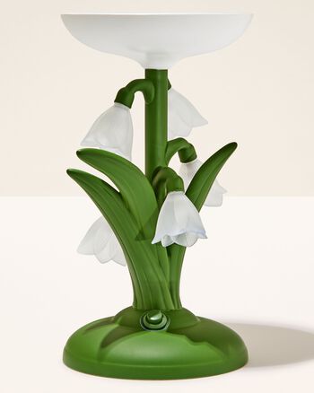 Snowdrop Dream Light-Up Pedestal Candle Holder Candle Holder