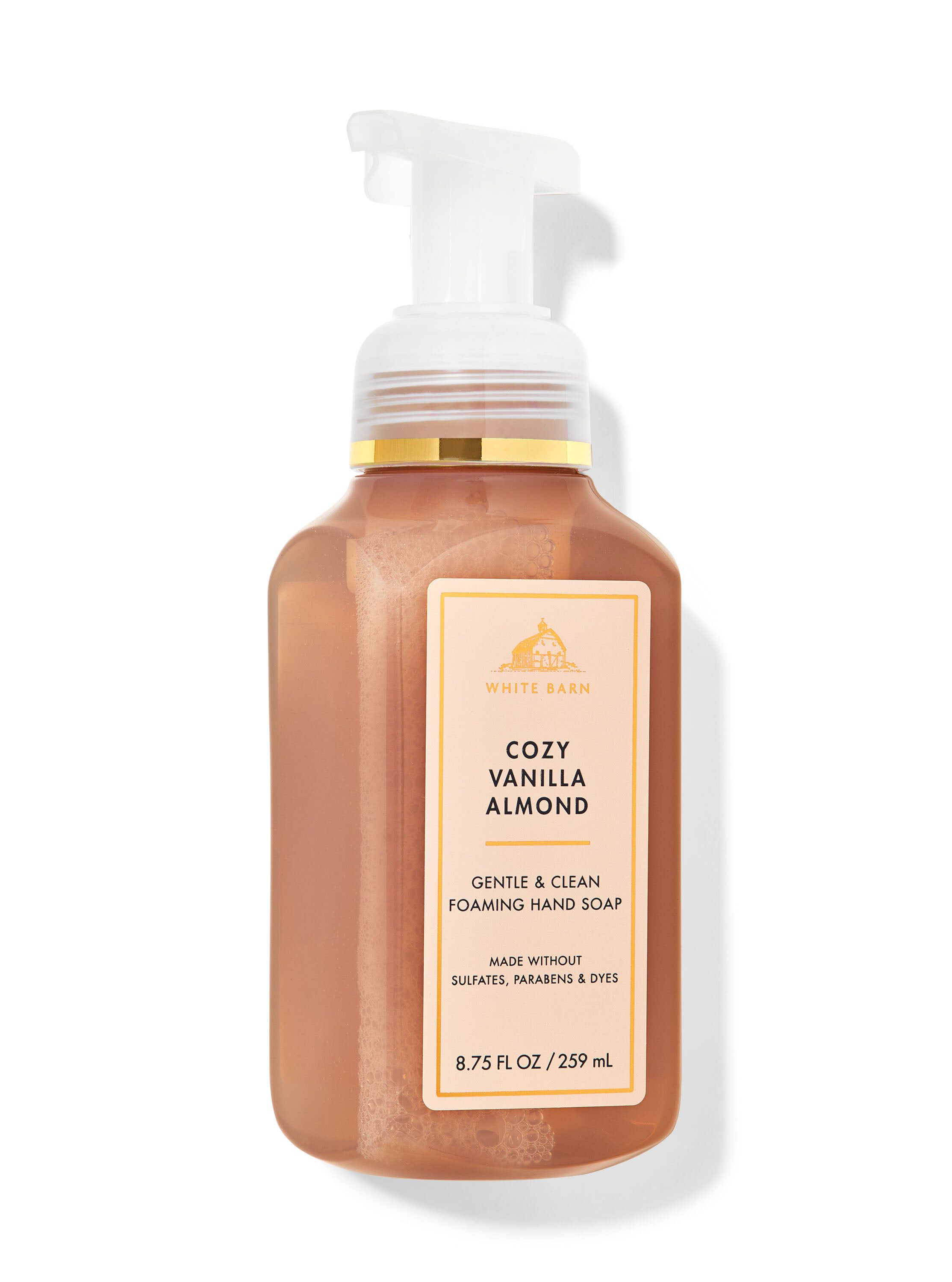 Shop Cozy Vanilla Almond Gentle & Clean Foaming Hand Soap | Bath