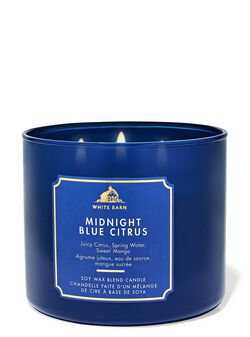 Midnight Blue Citrus 3-Wick Candle image number null