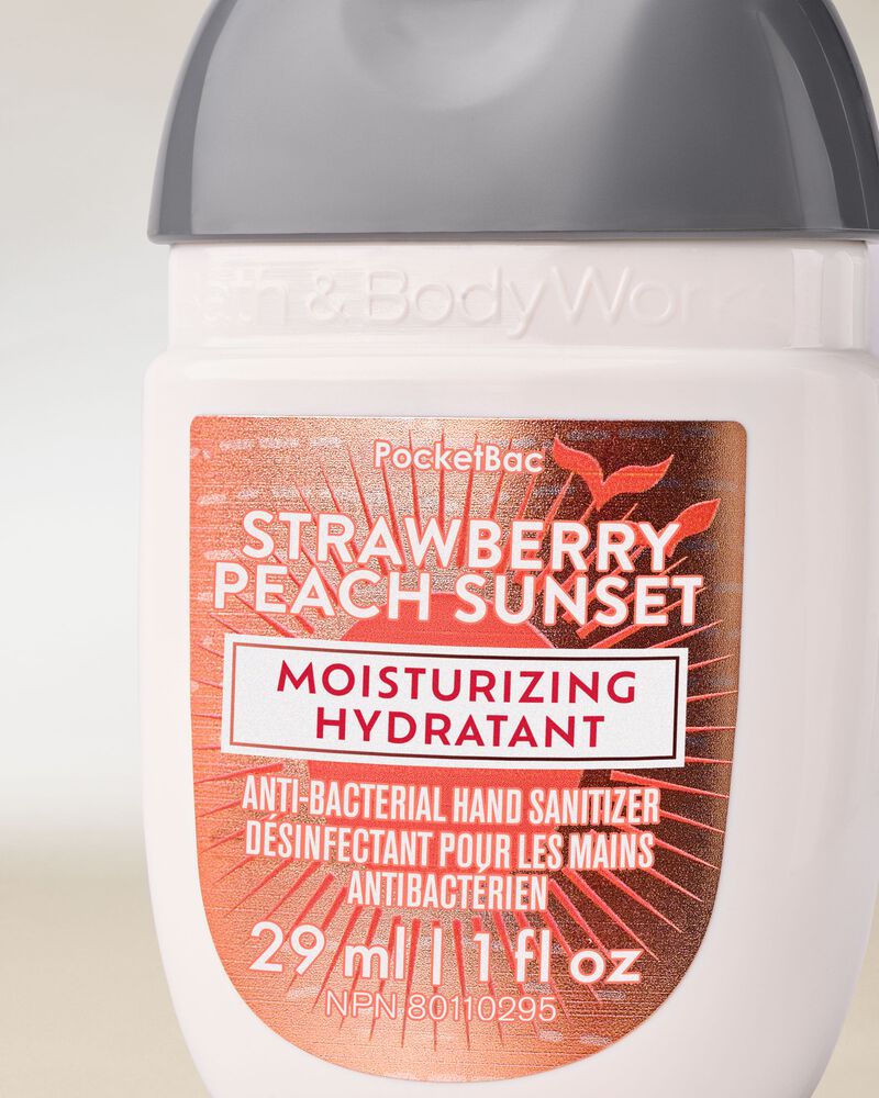 Strawberry Peach Sunset Moisturizing PocketBac Hand Sanitizer Moisturizing PocketBac Hand Sanitizer