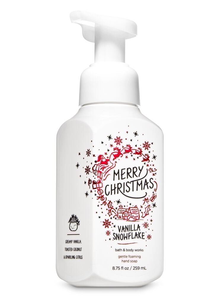 Vanilla Snowflake Foaming Hand Soap Gentle Foaming Hand Soap
