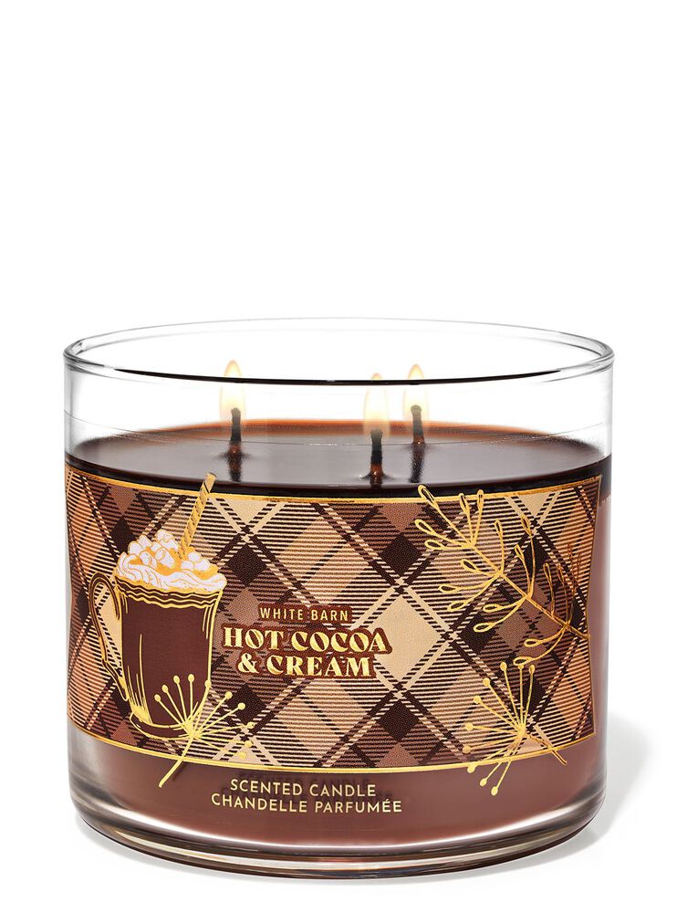 Hot Cocoa & Cream 3-Wick Candle 3-Wick Candle