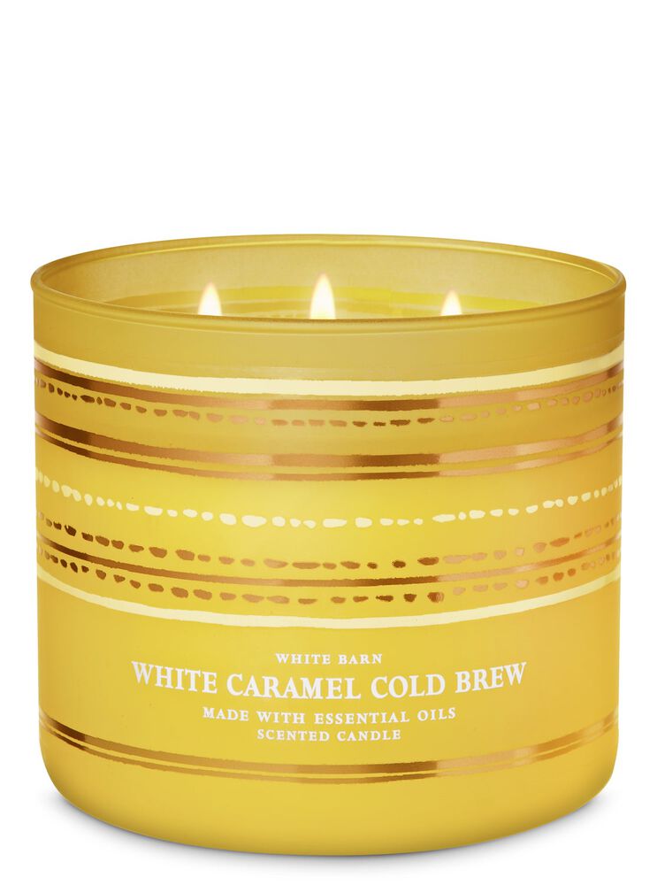 White Caramel Cold Brew 3-Wick Candle 3-Wick Candle