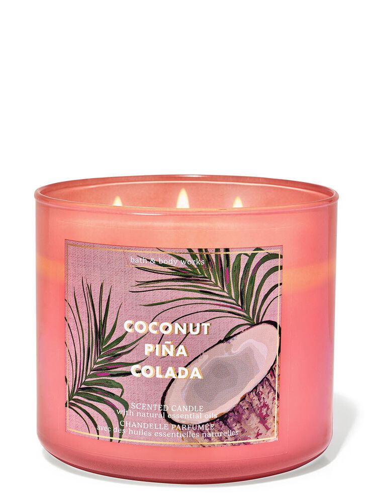 Coconut Pi&ntilde;a Colada 3-Wick Candle 3-Wick Candle