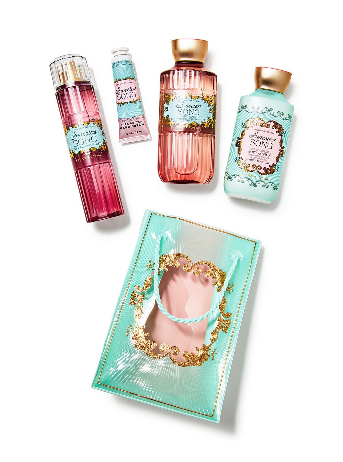 【新品】バスアンドボディワークス　 sweetest song set Shop Sweetest Song Gift Set | SG Bath & Body Works