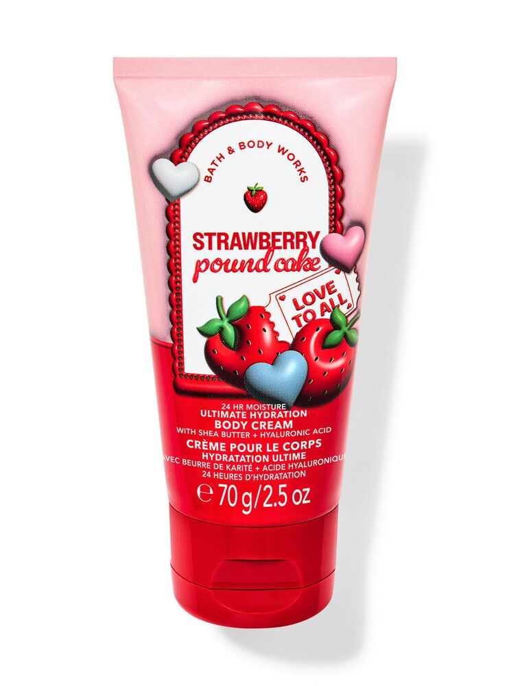 Strawberry Pound Cake Travel Size Ultimate Hydration Body Cream Travel Size Ultimate Hydration Body Cream